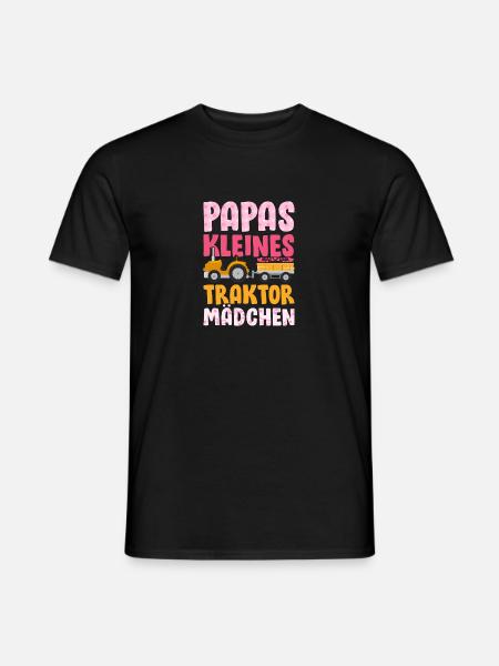 Landwirt Kinder Traktor Geschenk · Traktor Mädchen - Männer T-Shirt - Schwarz