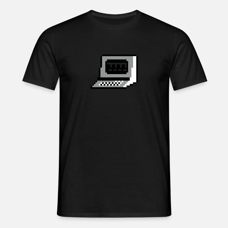 pixelComputer - Männer T-Shirt - Schwarz