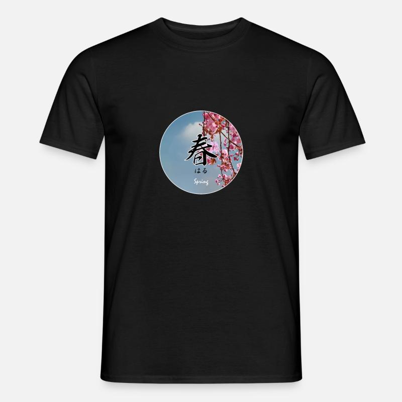 Frühling haru Frühling - Männer T-Shirt - Schwarz
