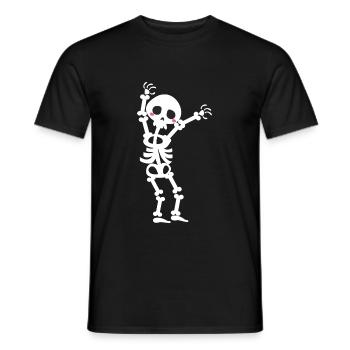 squelette - T-shirt homme - noir - Devant - AI Model Male 178 light (178cm)