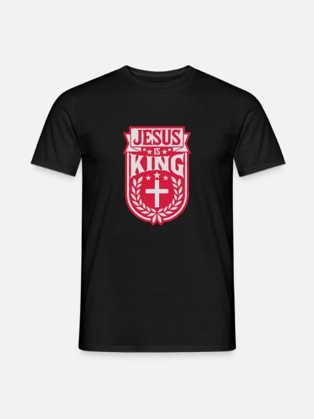 jesus is king quote - Men's T-Shirt - black