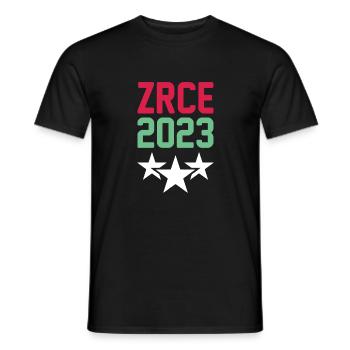 Zrce 2023 Krone - Männer T-Shirt - Schwarz - Vorne - AI Model Male 178 light (178cm)