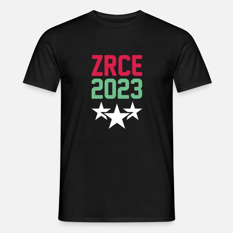 Zrce 2023 Krone - Männer T-Shirt - Schwarz