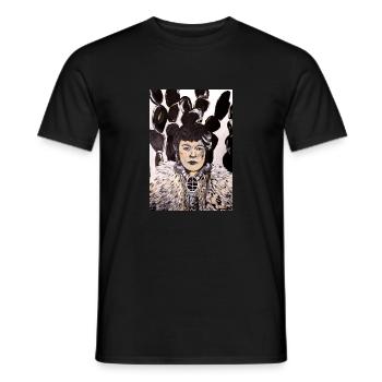 Dolmengöttin Langeneichstädt 11 - Männer T-Shirt - Schwarz - Vorne - AI Model Male 178 light (178cm)
