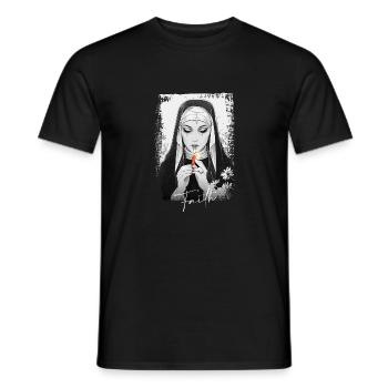Glaube und Rebellion – Bad Habit Vibes - Männer T-Shirt - Schwarz - Vorne - AI Model Male 178 light (178cm)