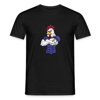 l'Equipe - T-shirt homme - noir - Devant - AI Model Male 178 light (178cm)