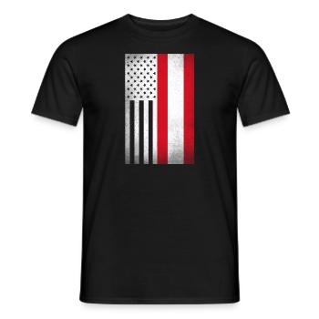 Peru Design für stolze peruanische Amerikaner - Männer T-Shirt - Schwarz - Vorne - AI Model Male 178 light (178cm)