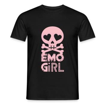 Emo Girl! - Männer T-Shirt - Schwarz - Vorne - AI Model Male 178 light (178cm)