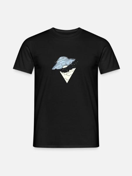Ufo - Men's T-Shirt - black