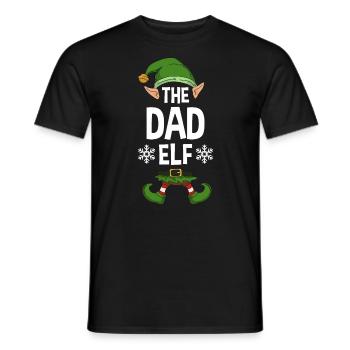Group Matching Family Christmas Gift Elf - Männer T-Shirt - Schwarz - Vorne - AI Model Male 178 light (178cm)