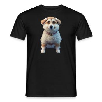 Kangal Hund - Kangal - Männer T-Shirt - Schwarz - Vorne - AI Model Male 178 light (178cm)