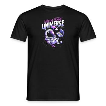 Home Sweet Universe - T-shirt homme - noir - Devant - AI Model Male 178 light (178cm)