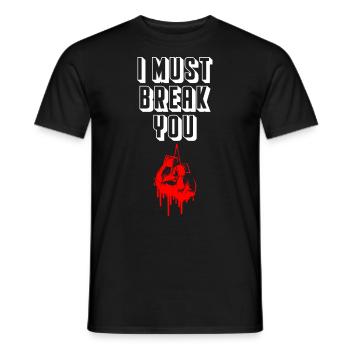 Je dois te casser la boxe - T-shirt homme - noir - Devant - AI Model Male 178 light (178cm)