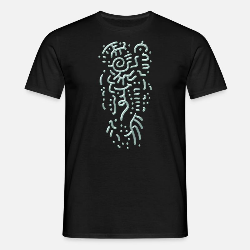 Gothic Flourish Pattern - Abstract - Men's T-Shirt - black