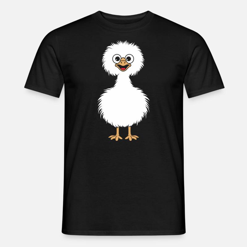 Strauß - Männer T-Shirt - Schwarz