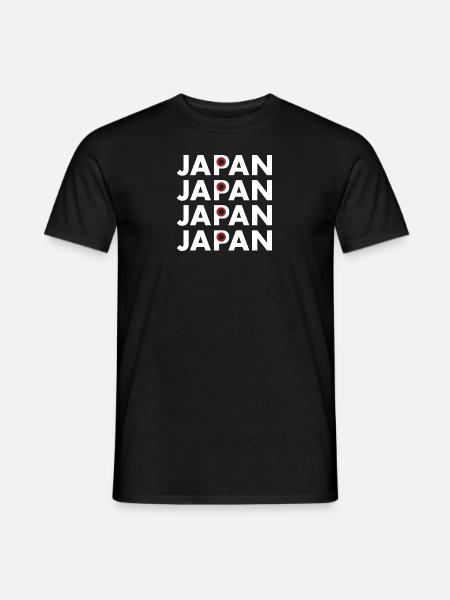 Rugby Rugby Rugby Rugby Rugby Japan Rugby - Männer T-Shirt - Schwarz