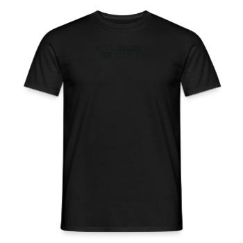 Verrückt - Männer T-Shirt - Schwarz - Vorne - AI Model Male 178 light (178cm)