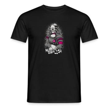 Joconde - T-shirt homme - noir - Devant - AI Model Male 178 light (178cm)