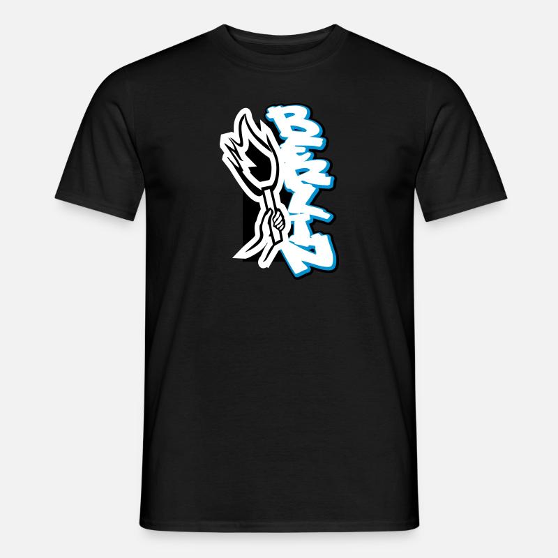 Berlin Pyro - Männer T-Shirt - Schwarz