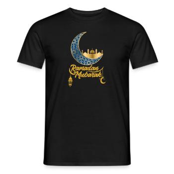 Ramadan Gift Eid Mubarak Islam Allah Muslim - Men's T-Shirt - black - Front - AI Model Male 178 light (178cm)