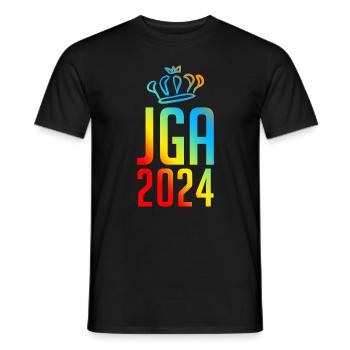 Jga 2024 Junggesellenabschied - Männer T-Shirt - Schwarz - Vorne - AI Model Male 178 light (178cm)