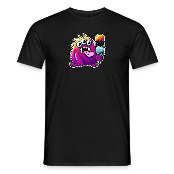 Monstereis - Männer T-Shirt - Schwarz - Vorne - AI Model Male 178 light (178cm)