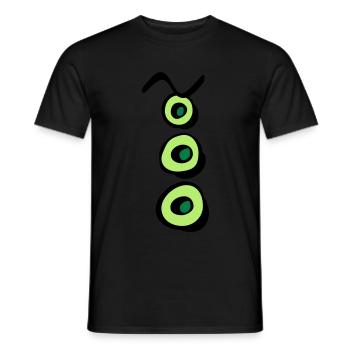 tentakel_p - Männer T-Shirt - Schwarz - Vorne - AI Model Male 178 light (178cm)