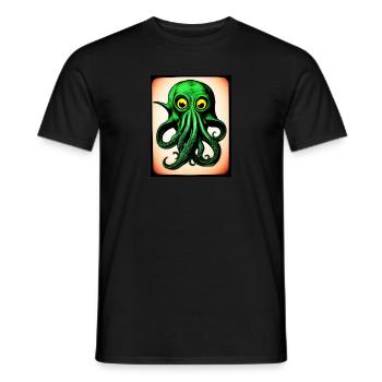 Octopus #001 - Männer T-Shirt - Schwarz - Vorne - AI Model Male 178 light (178cm)