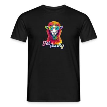 Get funky - Männer T-Shirt - Schwarz - Vorne - AI Model Male 178 light (178cm)