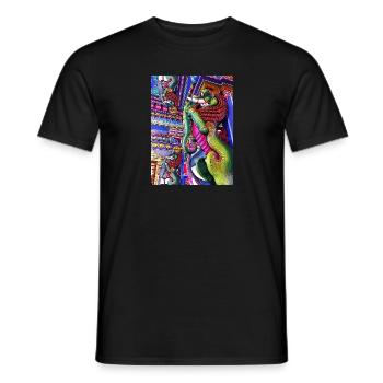 Temple Malbar - Men's T-Shirt - black - Front - AI Model Male 178 light (178cm)