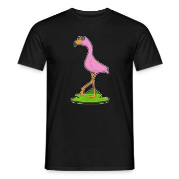 Flamingo Sonnenbrille - Männer T-Shirt - Schwarz - Vorne - AI Model Male 178 light (178cm)