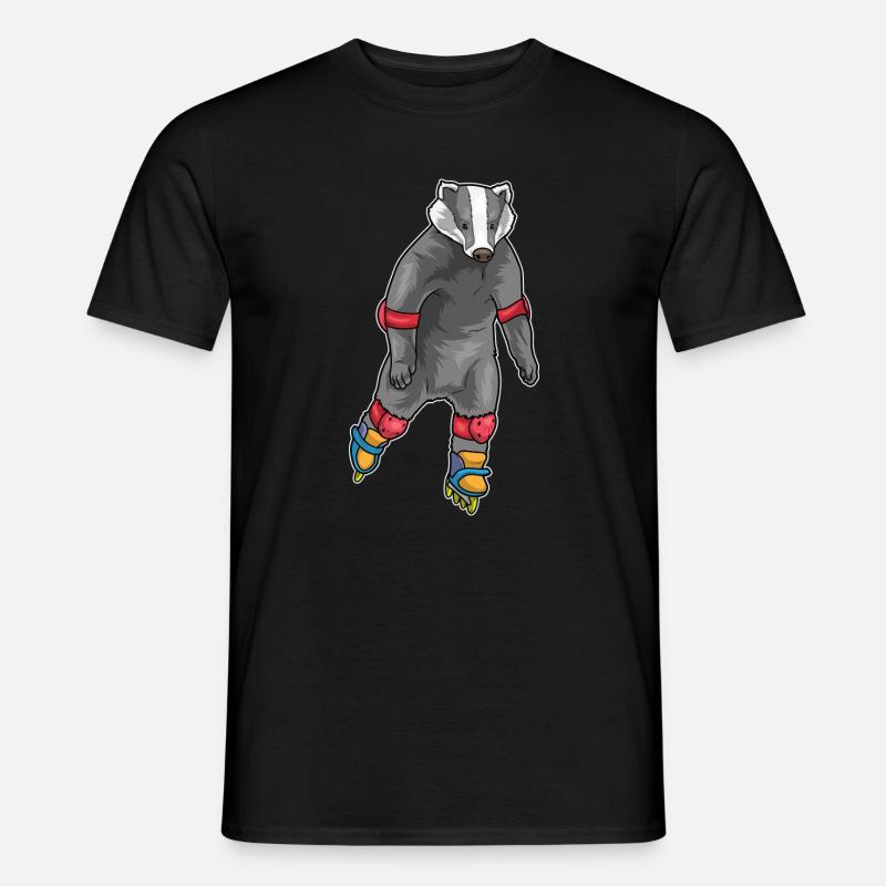 Badger Inline skating Inline skates - Men's T-Shirt - black
