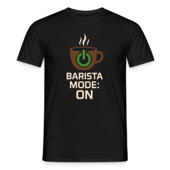 Barista Espresso Crew Café Slinger Latte - T-shirt homme - noir - Devant - AI Model Male 178 light (178cm)