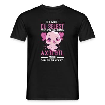 Funny Sayings Fun Outfits Irony Sarcasm - Men's T-Shirt - black - Front - AI Model Male 178 light (178cm)