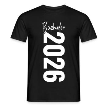Baccalauréat 2026 - T-shirt homme - noir - Devant - AI Model Male 178 light (178cm)