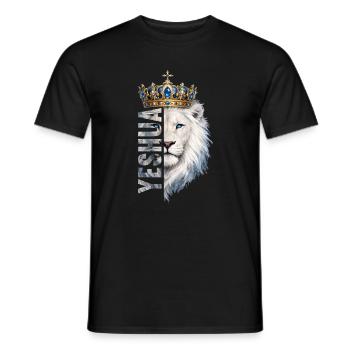 Löwe Von Juda, König Jesus, Sohn Jahwes, Christ - Männer T-Shirt - Schwarz - Vorne - AI Model Male 178 light (178cm)