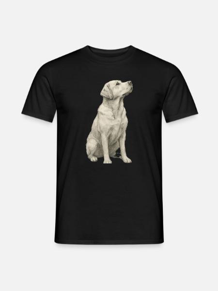 Labrador Geschenk für Hundebesitzer & Fans - Männer T-Shirt - Schwarz