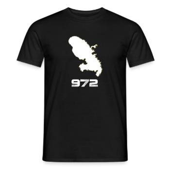 Martinique 972 Ich liebe dich - Männer T-Shirt - Schwarz - Vorne - AI Model Male 178 light (178cm)