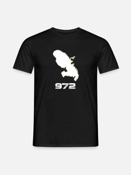 Martinique 972 je t'aime - T-shirt homme - noir