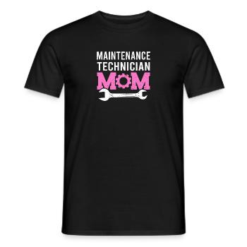 Instandhaltung Techniker Instandhaltung Ingenieur - Männer T-Shirt - Schwarz - Vorne - AI Model Male 178 light (178cm)