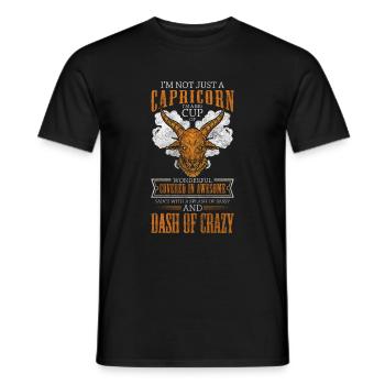 Sternzeichen Astrologie - Männer T-Shirt - Schwarz - Vorne - AI Model Male 178 light (178cm)