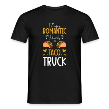 Tacos Mexico Delicious Burrito - Men's T-Shirt - black - Front - AI Model Male 178 light (178cm)