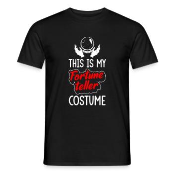 Horoscope psychique des planètes futures - T-shirt homme - noir - Devant - AI Model Male 178 light (178cm)