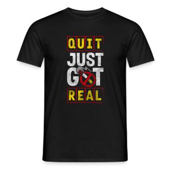 Addiction Winner Healthy - Men's T-Shirt - black - Front - AI Model Male 178 light (178cm)