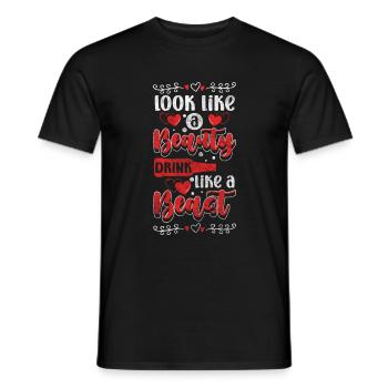 Celebrate Friends Community - Men's T-Shirt - black - Front - AI Model Male 178 light (178cm)