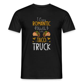 Taco Hunger Hungry Cheese - T-shirt homme - noir - Devant - AI Model Male 178 light (178cm)