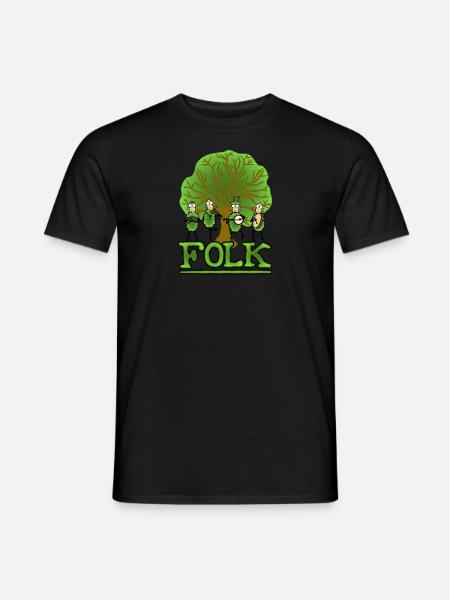 Irish Folk Band - Männer T-Shirt - Schwarz