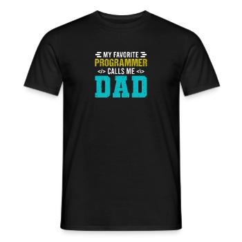 Programmierer Programmierung Informatik Computer - Männer T-Shirt - Schwarz - Vorne - AI Model Male 178 light (178cm)