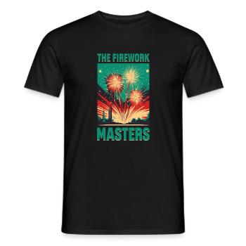 Feuerwehrmarschall Pyromaniac Pyro Crew - Männer T-Shirt - Schwarz - Vorne - AI Model Male 178 light (178cm)