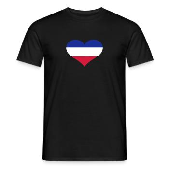 Niederlande - Männer T-Shirt - Schwarz - Vorne - AI Model Male 178 light (178cm)